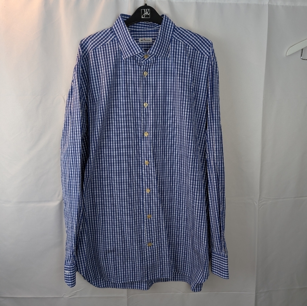Kiton custom shirt size XL(estimated) in EUC